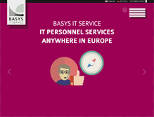 Tablet Screenshot of basys-it-service.com